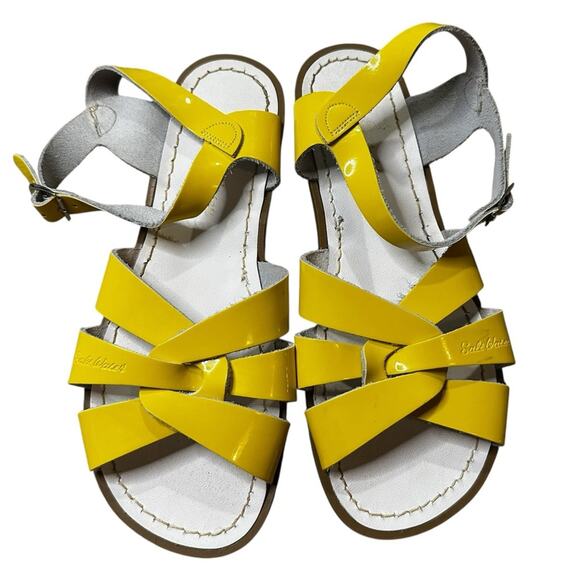 Salt Water Sandals by Hoy Original Yellow Sandals Size 8 - Picture 1 of 9